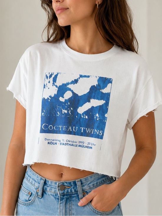Gildan Tops - Cocteau Twins Crop Tee